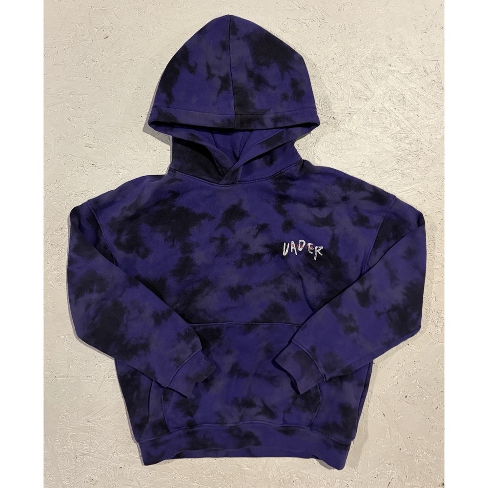 H&M‎ Star Wars Darth Vader Sweatshirt Hoodie Youth M Purple Tie Dye Pullover